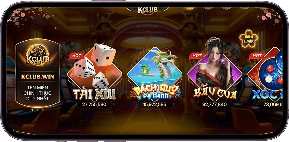 Game bài Kclub - Sân chơi đẳng cấp thu hút người dùng